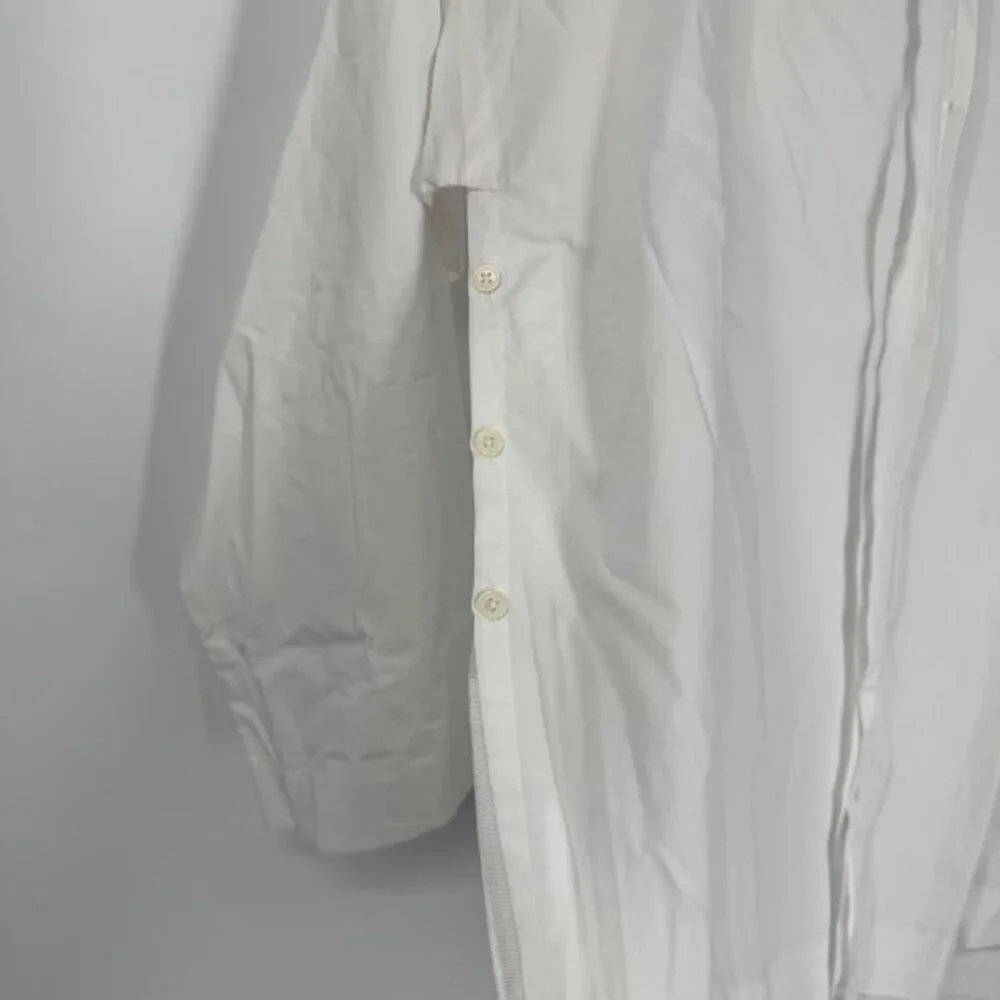 J.Crew White Cotton Poplin Boatneck Ciel Top Size XS NWT - Picture 5 of 11